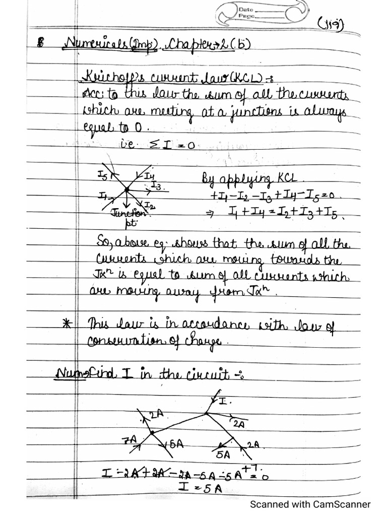 2 B Current Electricity Notes | PDF