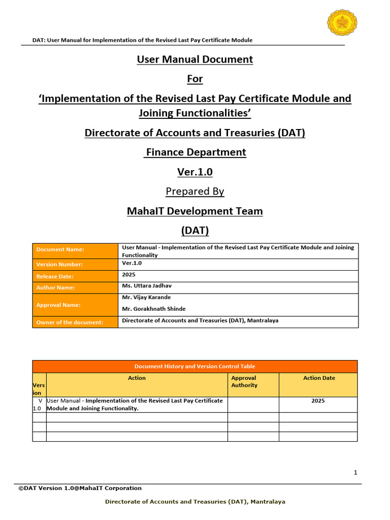 Revised LPC - Joining Functionality - User - Manual | PDF | Payroll | Loans
