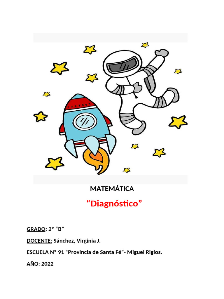 Diagnostico Matemática | PDF