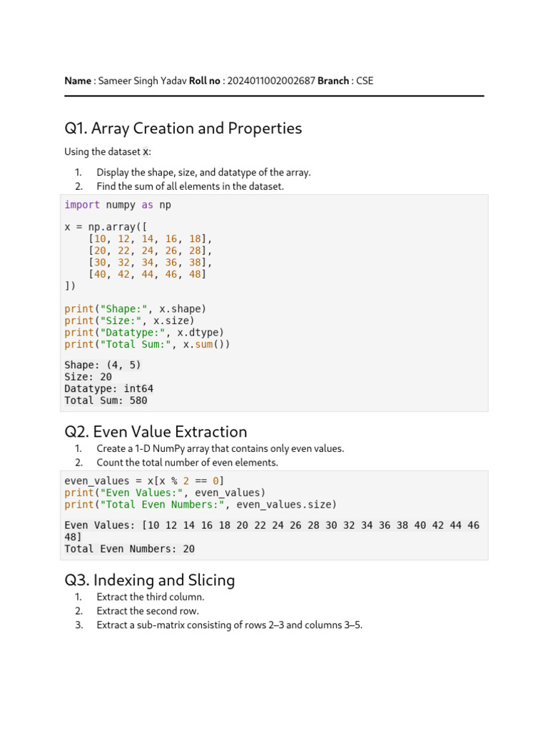 Assignment 1 Data Nala Ly Tics | PDF | Computer Programming | Computer Data