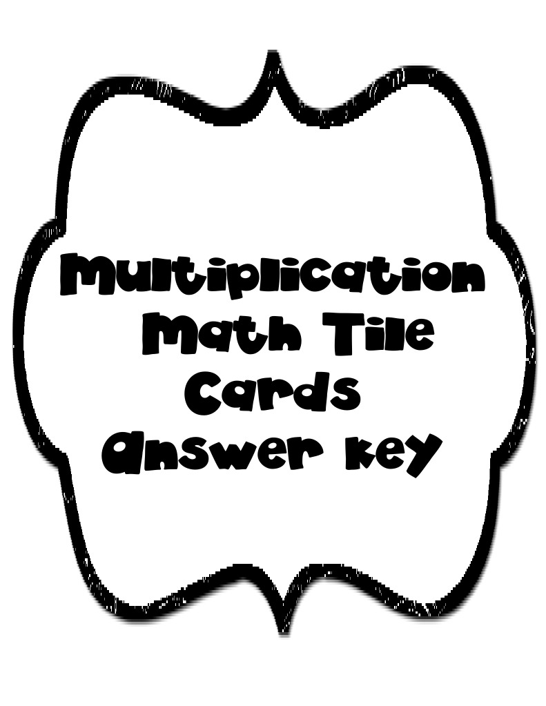 Math Tiles - Answer Key | PDF