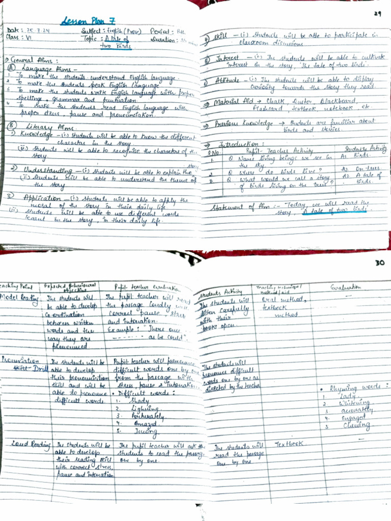 Prose Lesson Plan | PDF