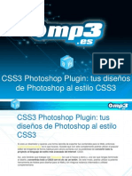CSS3 Photoshop Plugin: tus diseños de Photoshop al estilo CSS3