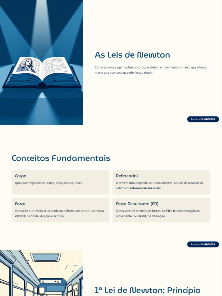 As Leis de Newton | PDF | Leis do Movimento de Newton | Força