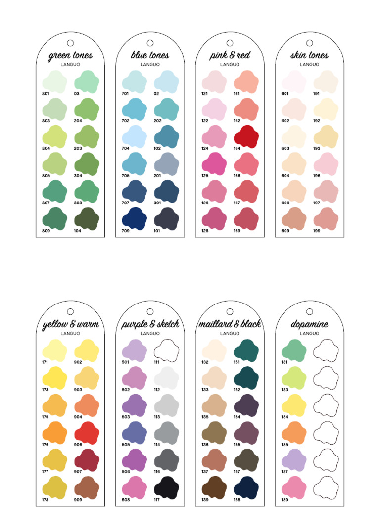 Langu o 90 Color Pallet | PDF