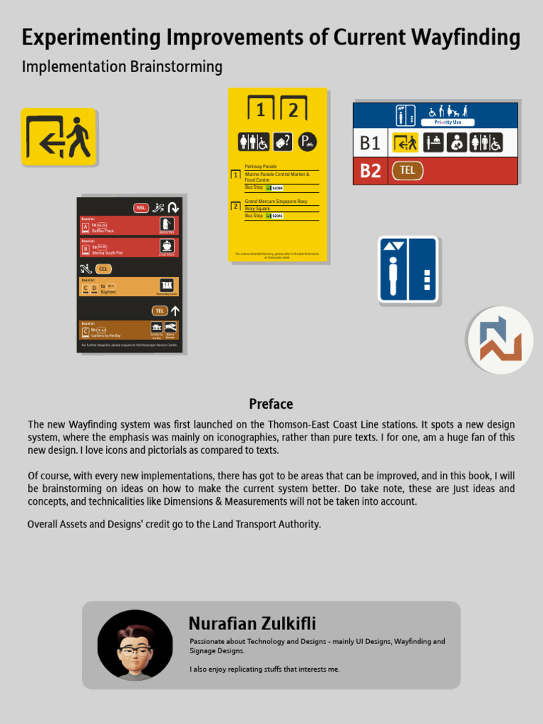 Experimenting Improvements of Current Wayfinding | PDF | Graphic Design ...