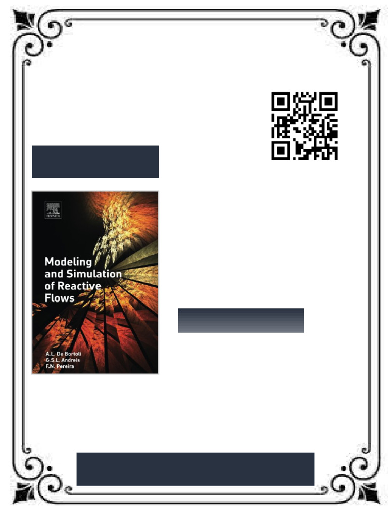 Modeling and Simulation of Reactive Flows 1st Edition Andreis ebook ...