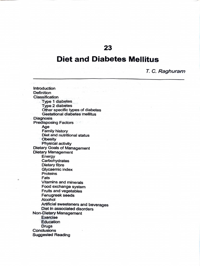 Diabetes Notes | PDF