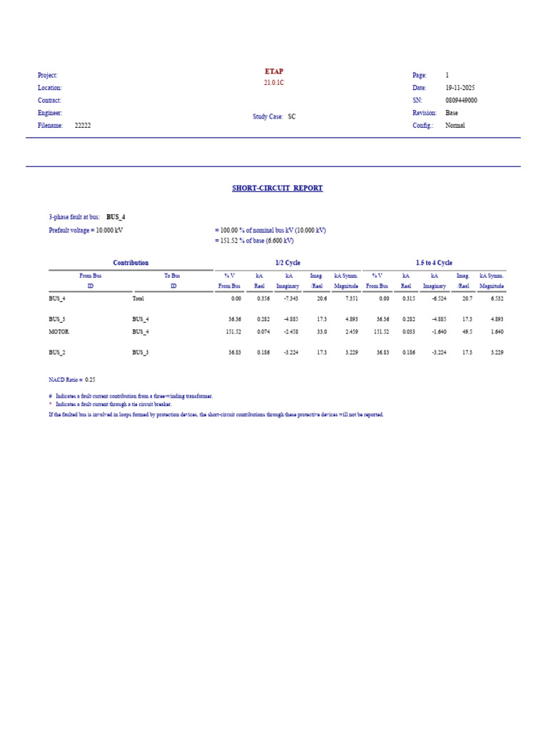Short-Circuit Report - Mini Project 2 | PDF | Electrical Engineering ...