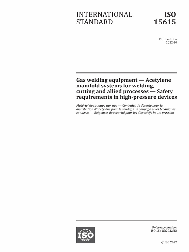 ISO 15615 2022 | PDF