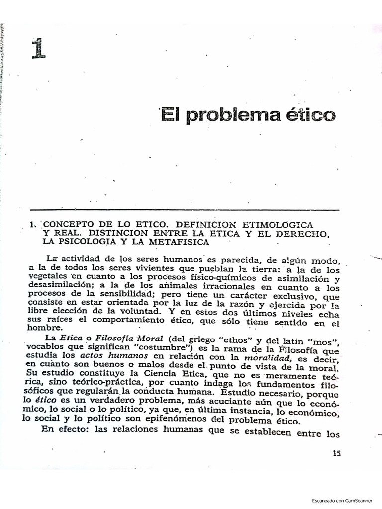 El Problema Ético | PDF
