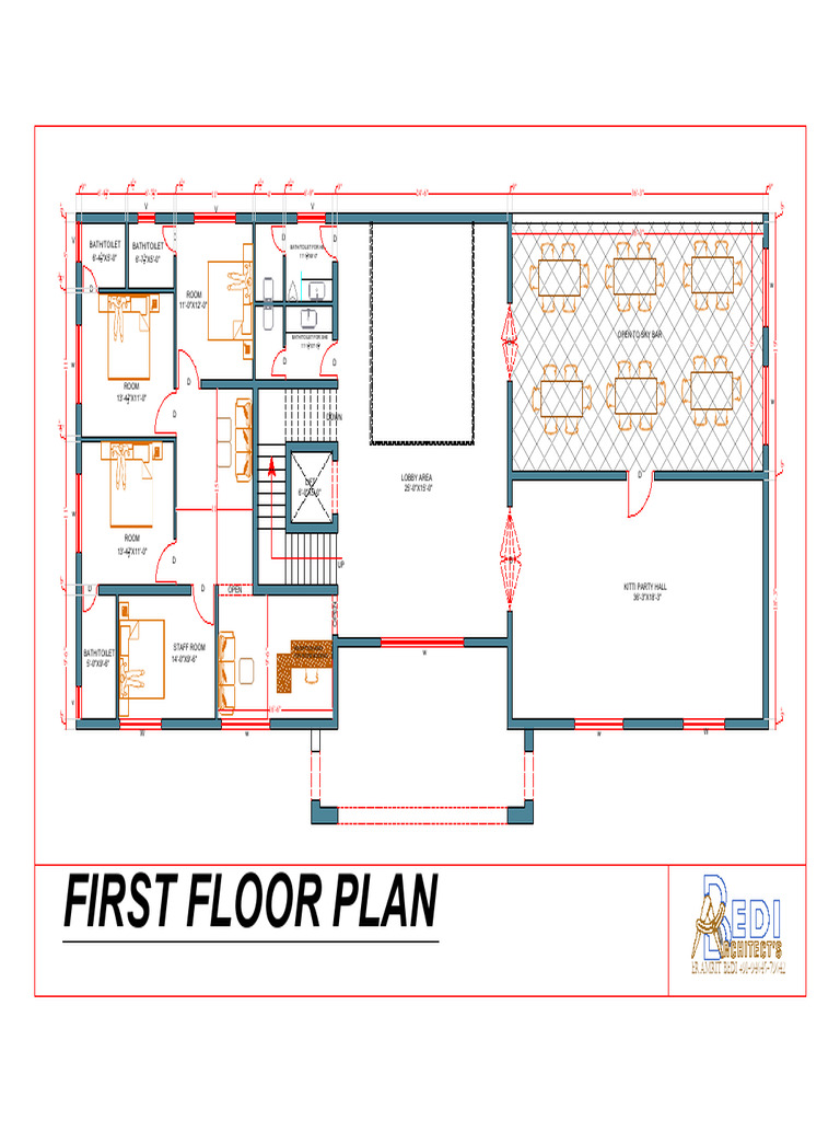Hotel First Floor Plan | PDF