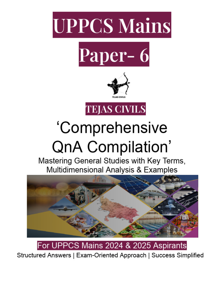Tejas Paper 6 Up PSC | PDF | Cybercrime | Infrastructure