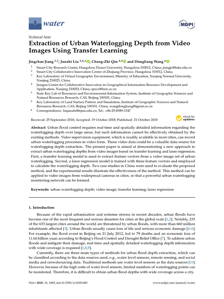 Jiang 等 - 2018 - Extraction of Urban Waterlogging Depth From Video ...