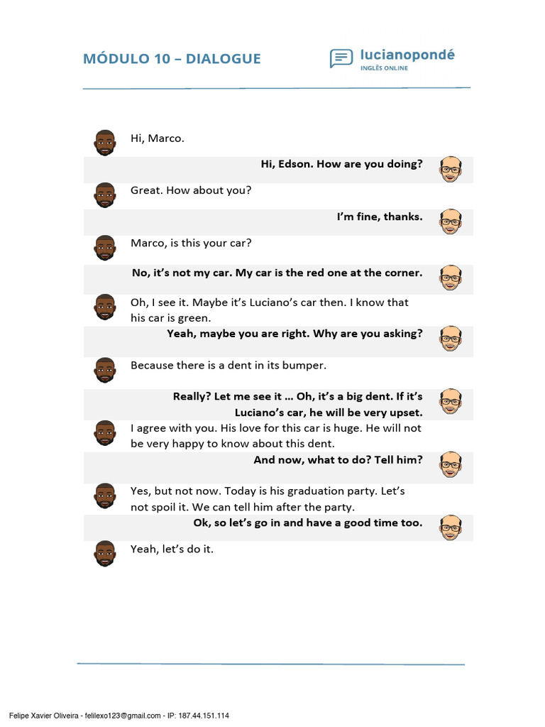 m10 - Dialogue | PDF