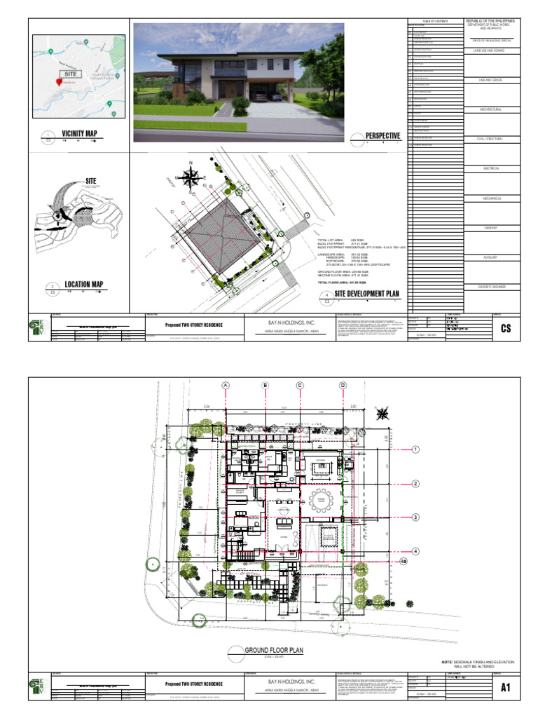 Aban Res@Santierra-Architectural Drawings | PDF | Civil Engineering