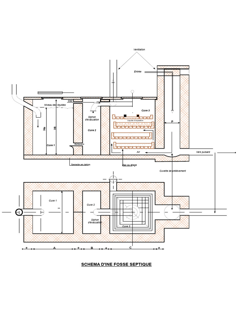 Détail Fosse Septique SCHEMA D'UNE FOSSE PDF — free download