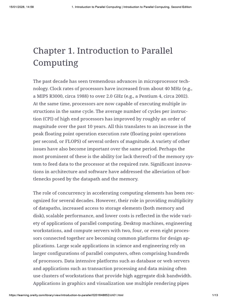 Introduction To Parallel Computing | PDF | Parallel Computing ...
