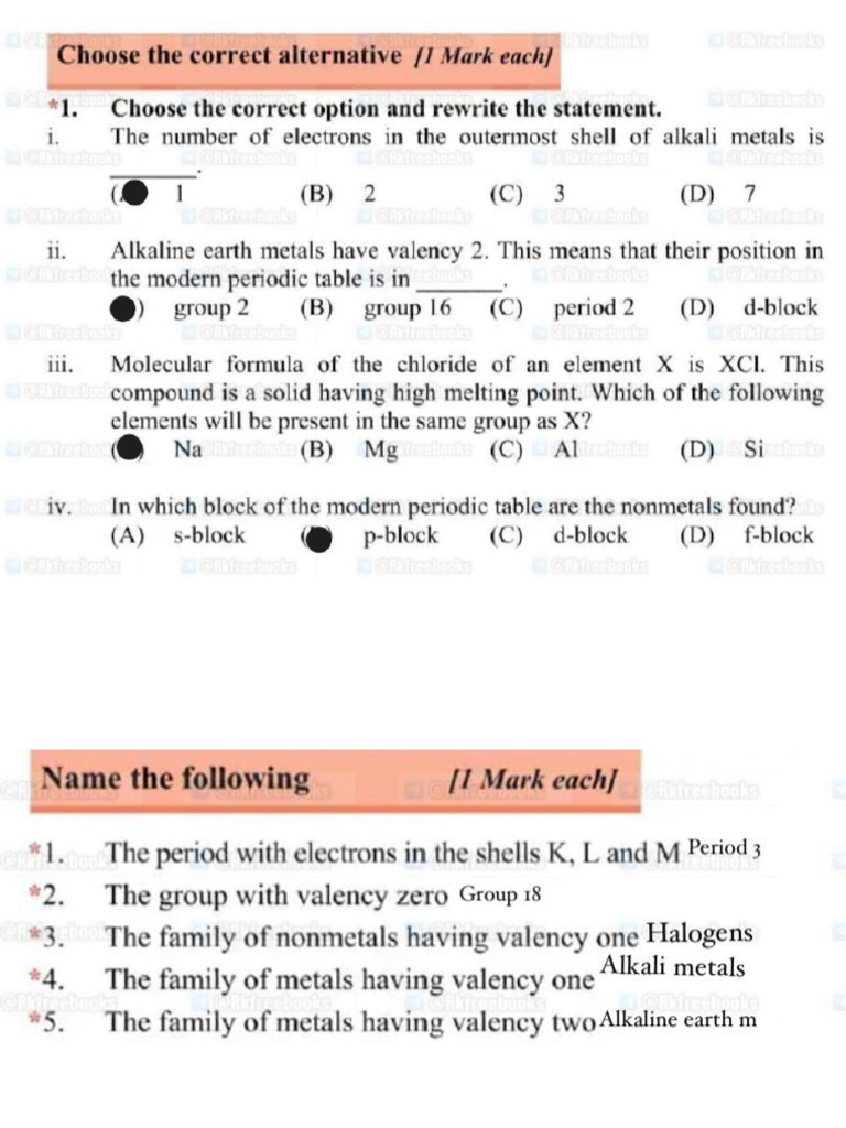 Periodic Classification | PDF