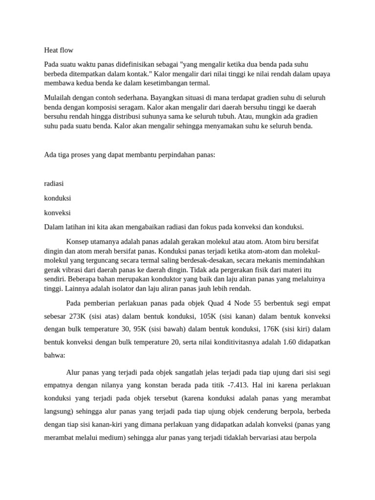 Simple Conduction Example | PDF