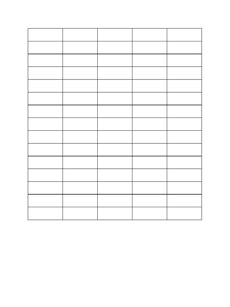 1 To 75 A4 Table-1 | PDF