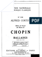 4 Ballades (Cortot Edition) - Frederic Chopin