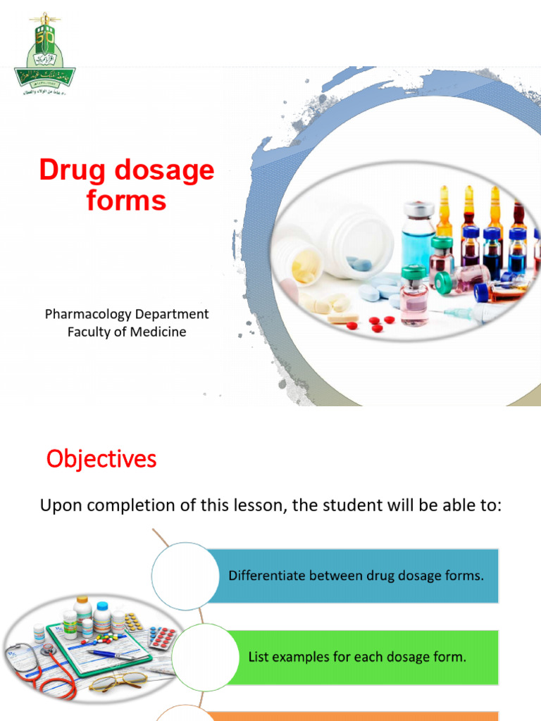 1 - Drug Dosage Forms 2020 - Final | PDF | Tablet (Pharmacy) | Topical ...