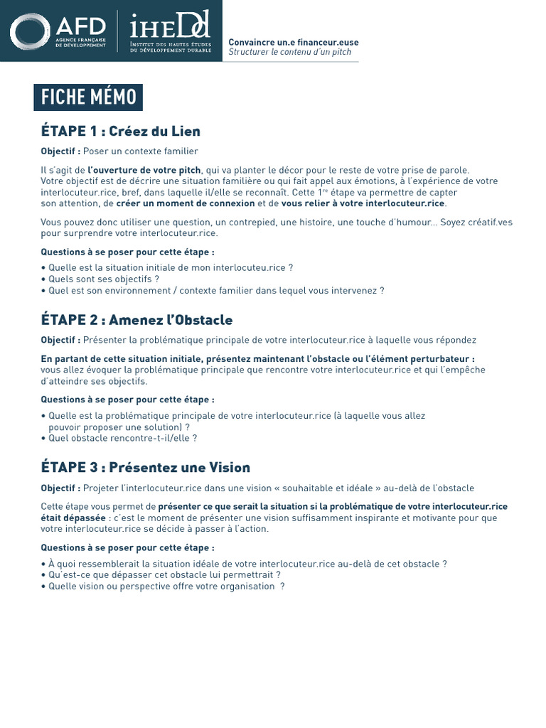 AFD II.1 Fiche Memo3 | PDF