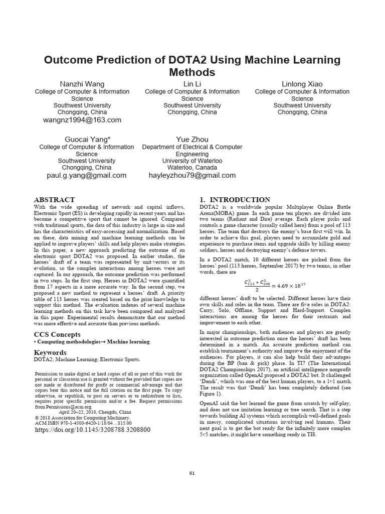 Wang 2018 | PDF | Support Vector Machine | Logistic Regression