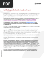 Certificado de Exención Retención 499 R-4 | PDF | Pensión | Economias