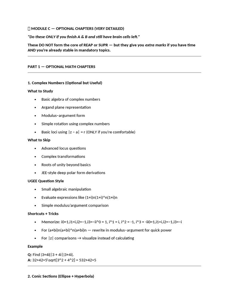 ? MODULE C | PDF