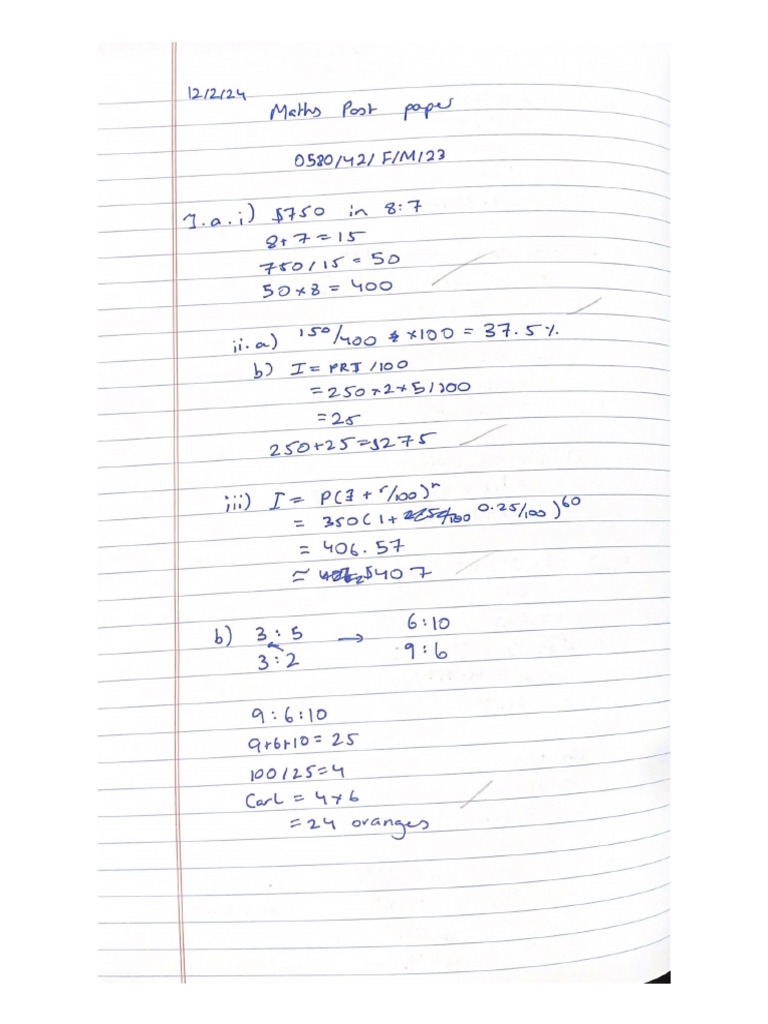 Maths 1 | PDF
