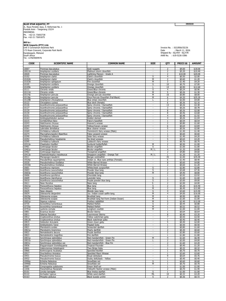 WCB Invoice 11-03-2026 C2 | PDF