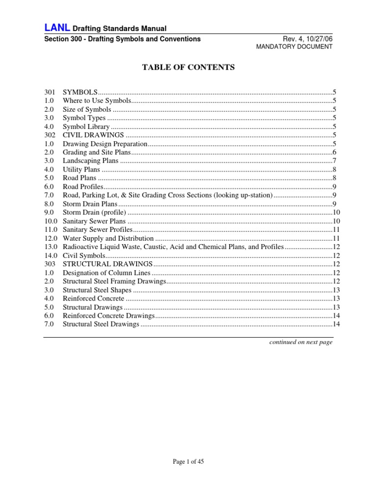 Comprehensive Guide to Drafting Symbols, Conventions and Standards for