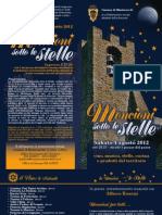 MONCIONI sotto le stelle depliant 2012