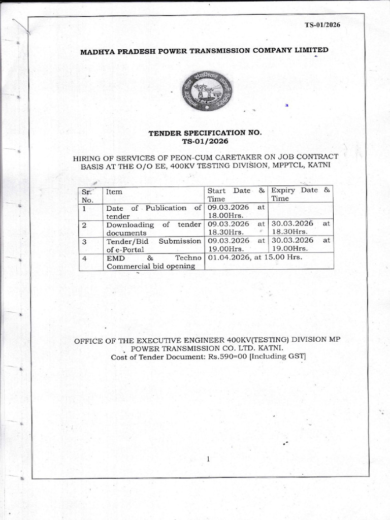Tender Documents | PDF