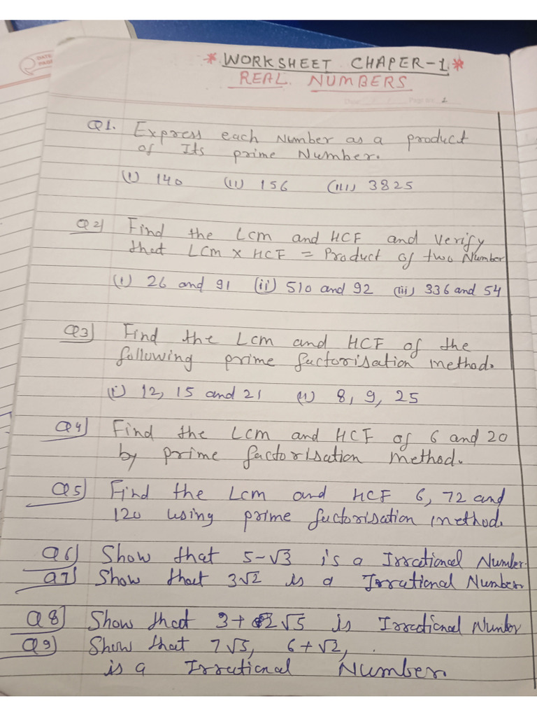 Maths Worksheet | PDF