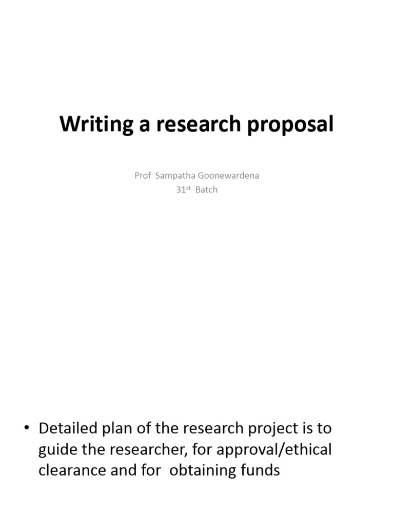 Writing A Research Proposal | PDF | Plagiarism | Institutional Review Board