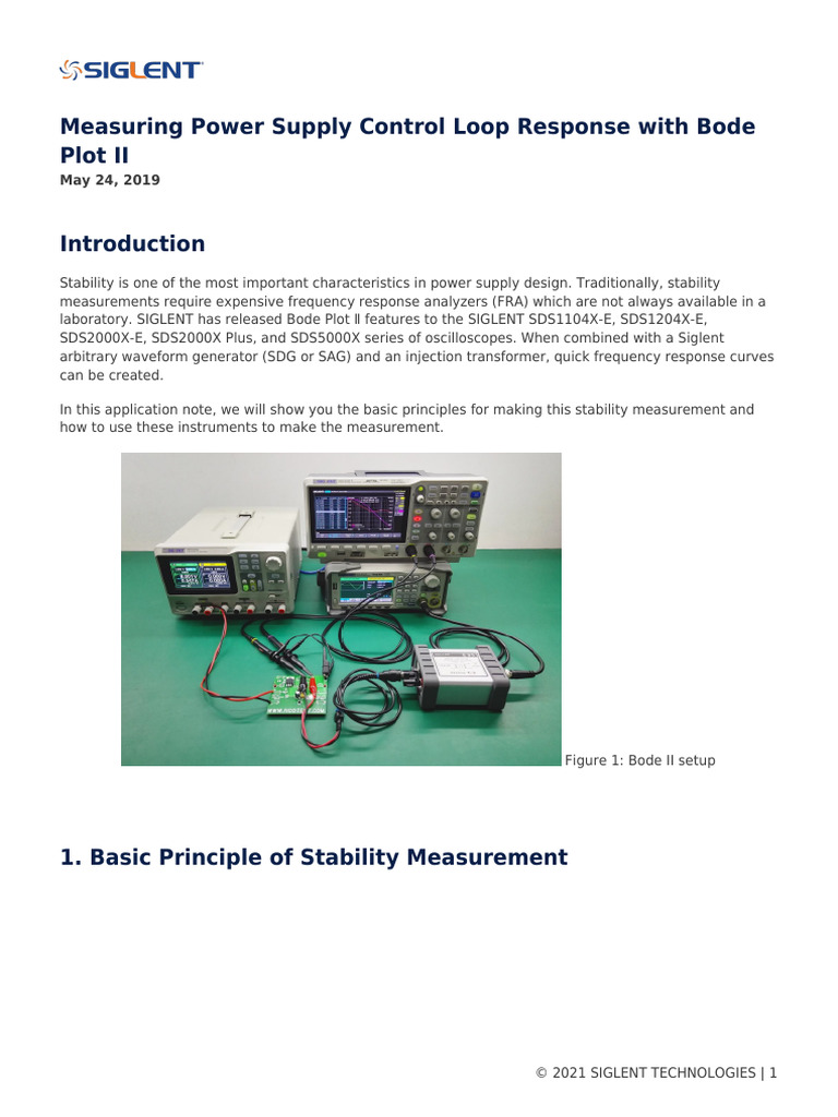 Measuring Power Supply Control Loop Response With Bode Plot II | PDF ...
