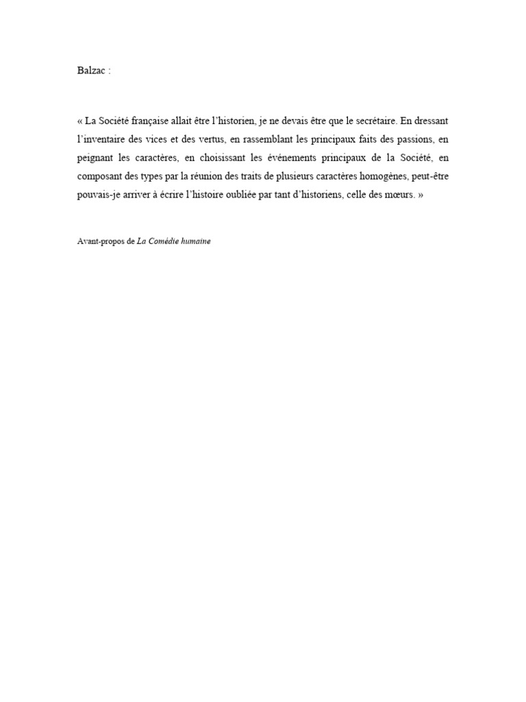 Balzac 2 | PDF