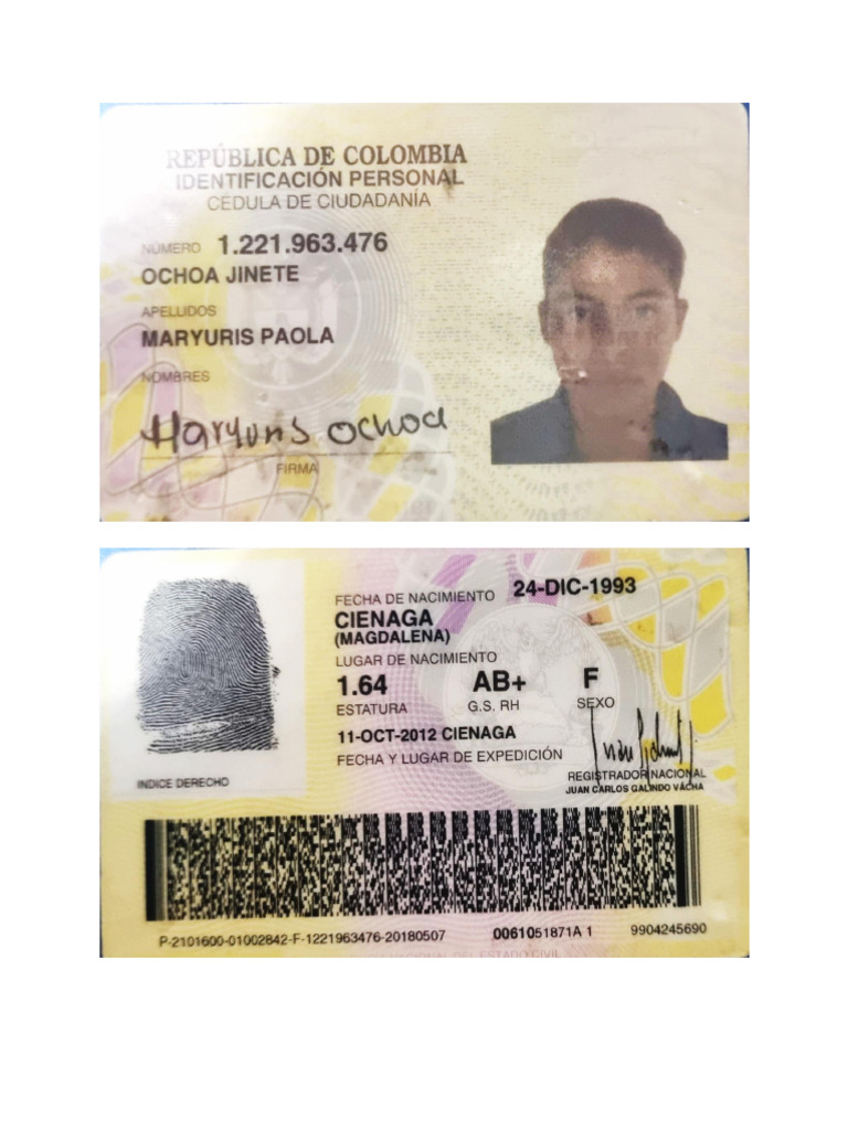 cedula | PDF