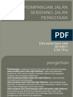 OPTIMASI DESAIN PERSIMPANGAN