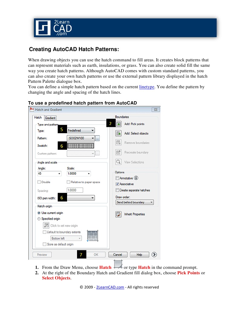 Hatch Patterns | PDF