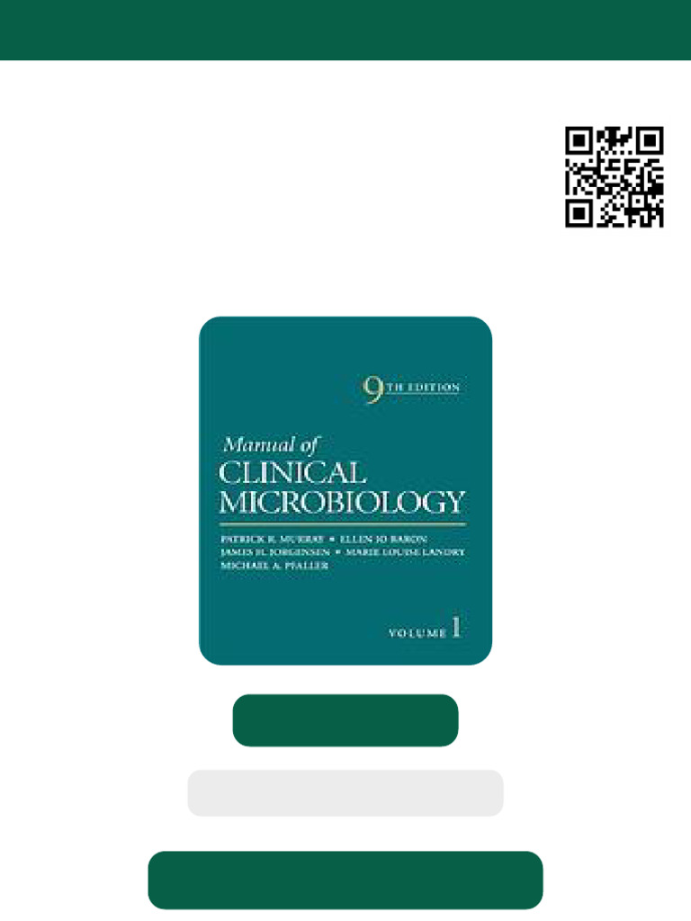 Manual of Clinical Microbiology 9th Edition Patrick R. Murray Ebook ...
