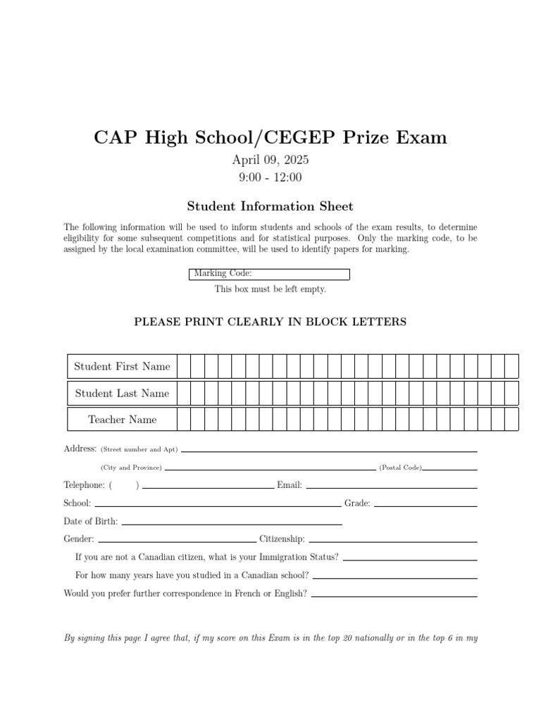 2025 - CAP - Exam - With Solutions May 7 2025 | PDF | Oscillation ...