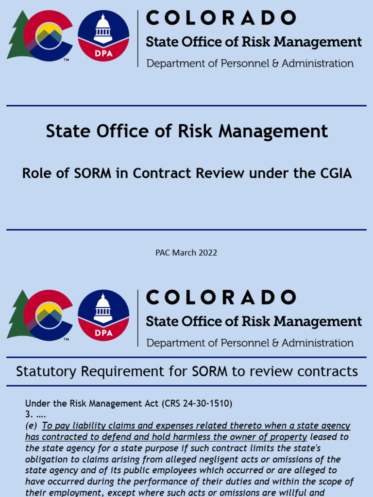 Exceptions in Contract Negotiation Presentation | PDF