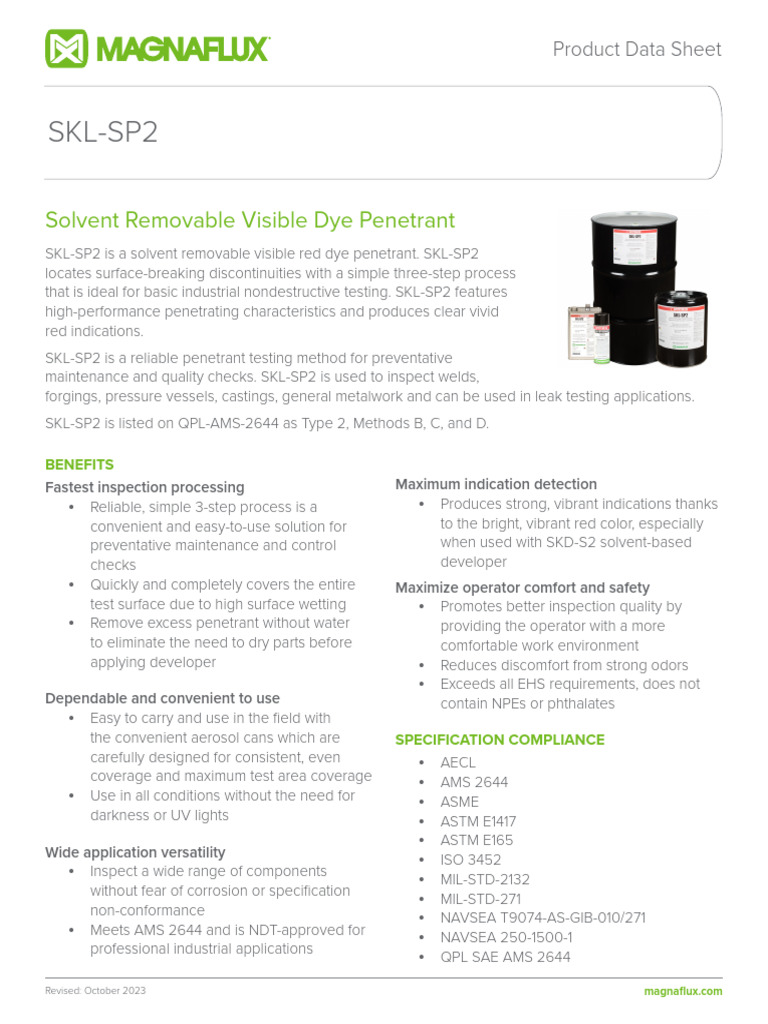 SKL SP2 Product Data Sheet English | PDF | Welding | Construction