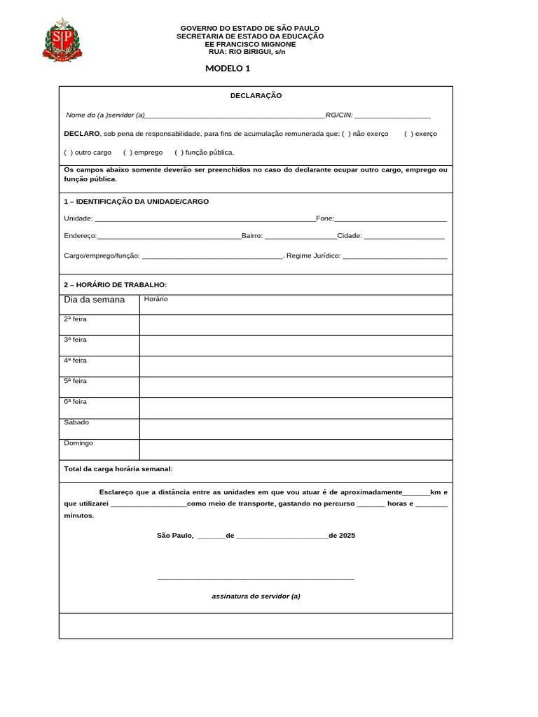 Modelo 1 | PDF