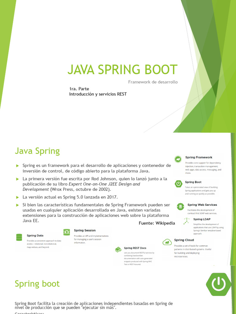 Java Spring Boot-01 | PDF | Java (lenguaje de programación ...