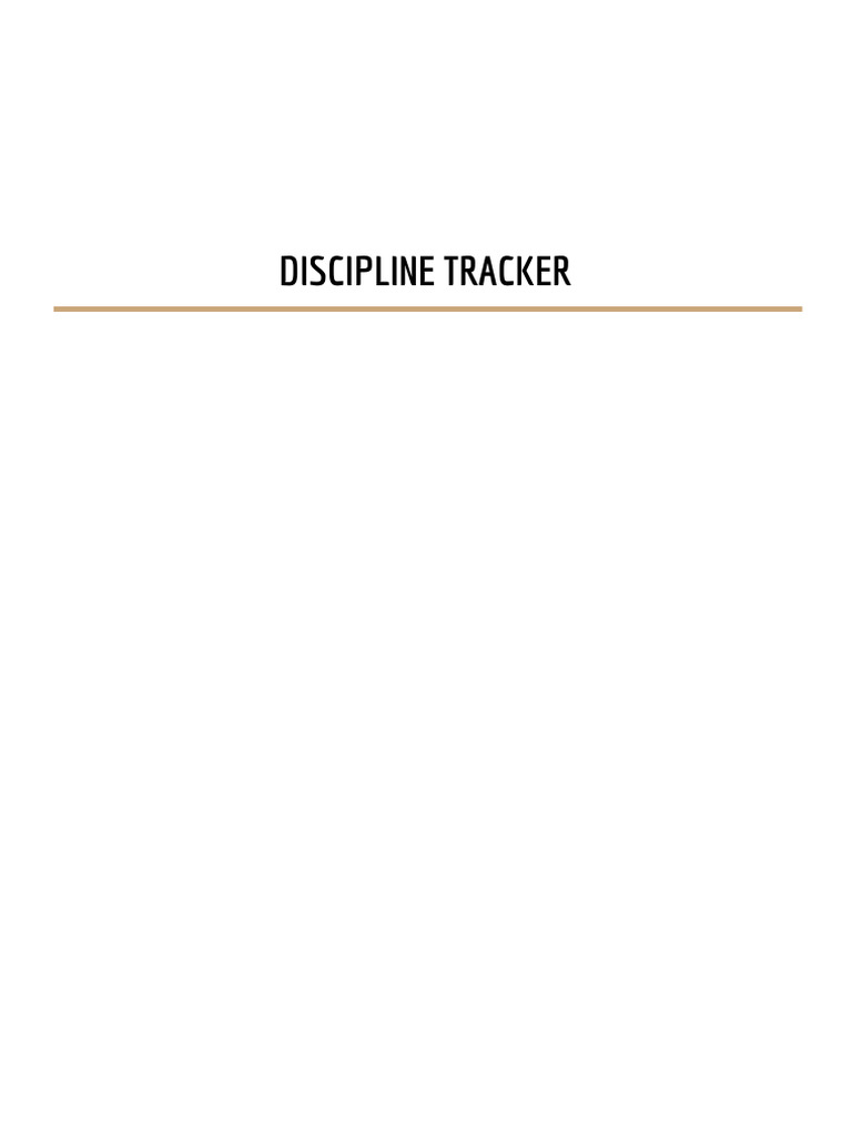 UPSC Discipline Tracker | PDF | Cognitive Science | Neuroscience